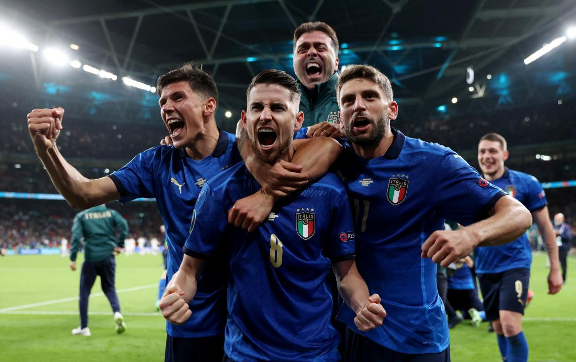 Festejo de Italia ante España por la Eurocopa, REUTERS