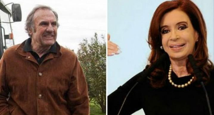 Carlos Reutemann y Cristina Fernández de Kirchner