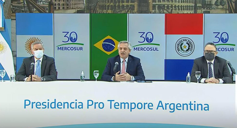 Alberto Fernández, presidente de Argentina, conferencia, Mercosur	