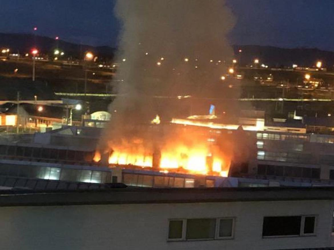 Incendio en hospital de Ushuaia