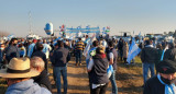 Protesta del campo en San Nicolás contra el Gobierno