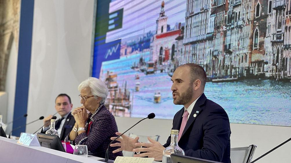 Martín Guzmán en el Foro Global de Productividad organizado por la OCDE