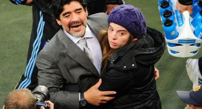 Diego Maradona y Dalma Maradona