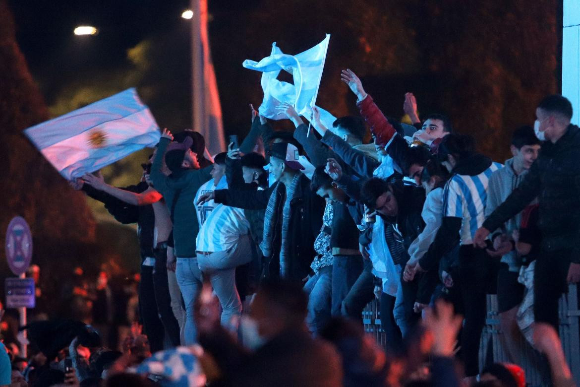 Festejos en el Obelisco, Copa América, Reuters