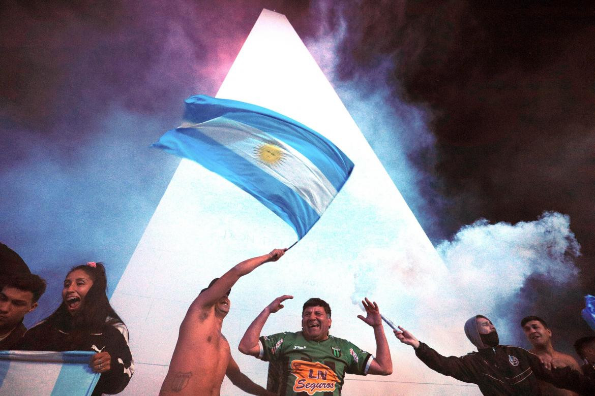 Festejos en el Obelisco, Copa América, Reuters