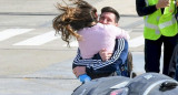 Así recibió Antonela Roccuzzo a Messi en Rosario, foto Twitter