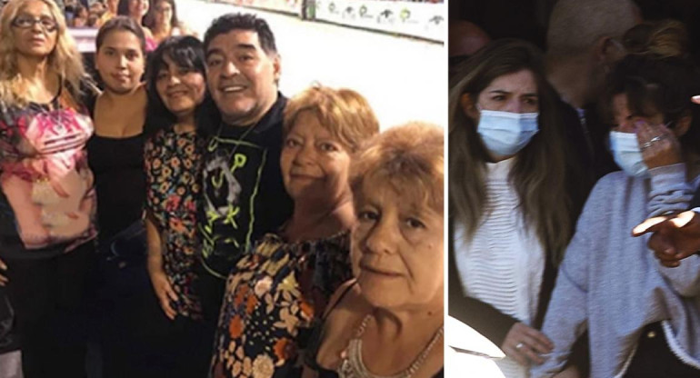 Diego Maradona, hermanas, hijas