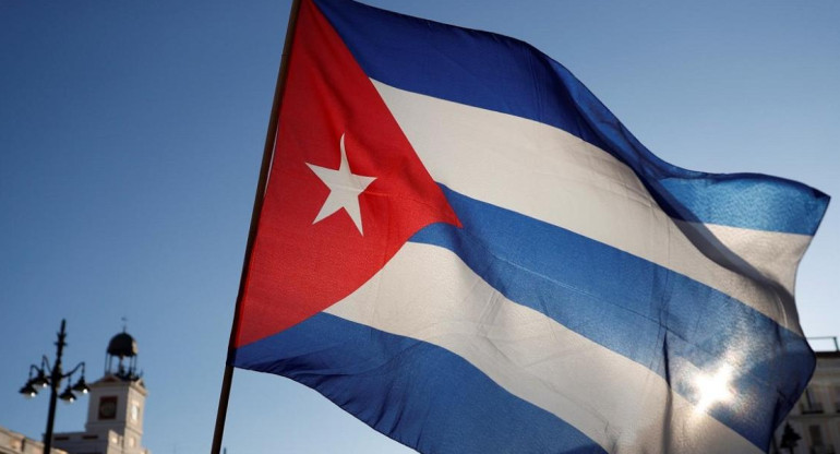 Bandera de Cuba, protestas, Agencia EFE.