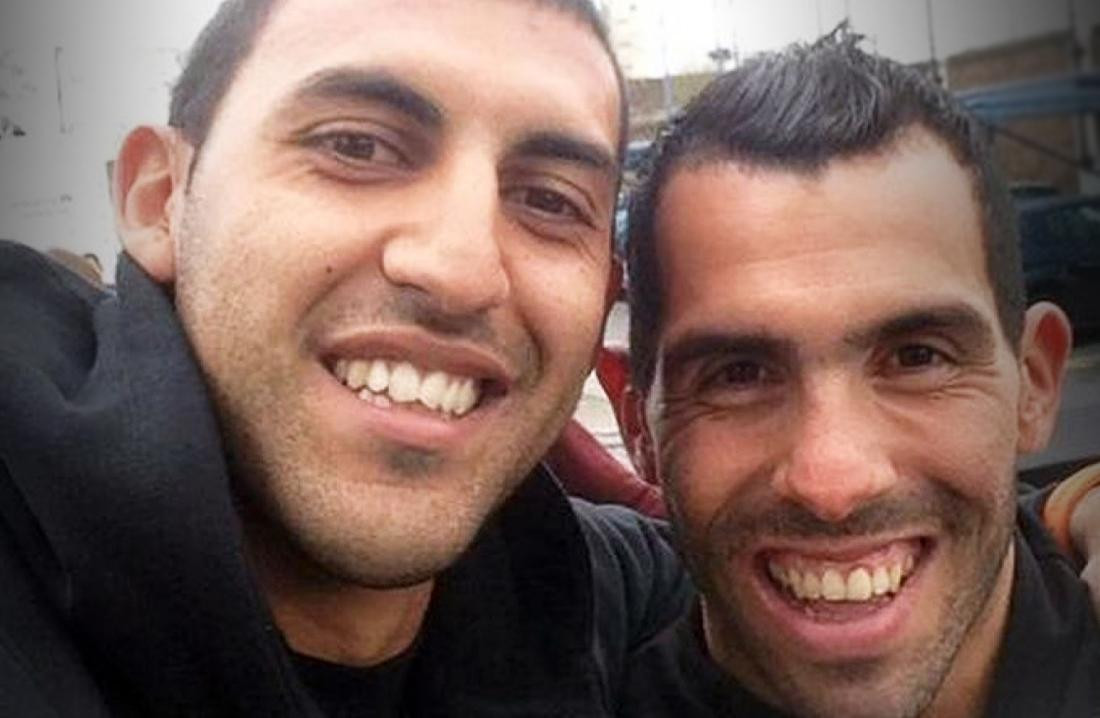 Wanchope Ábila y Carlos Tevez