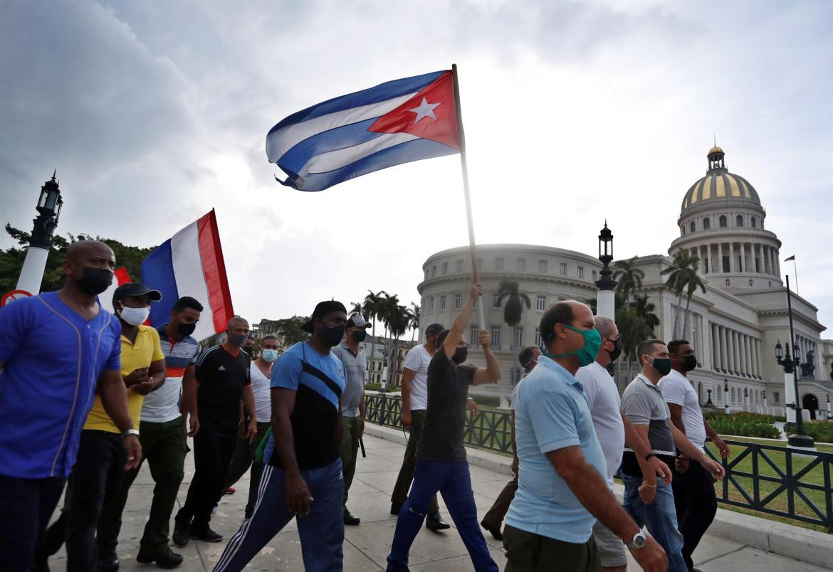 Protestas en La Habana, Cuba, EFE