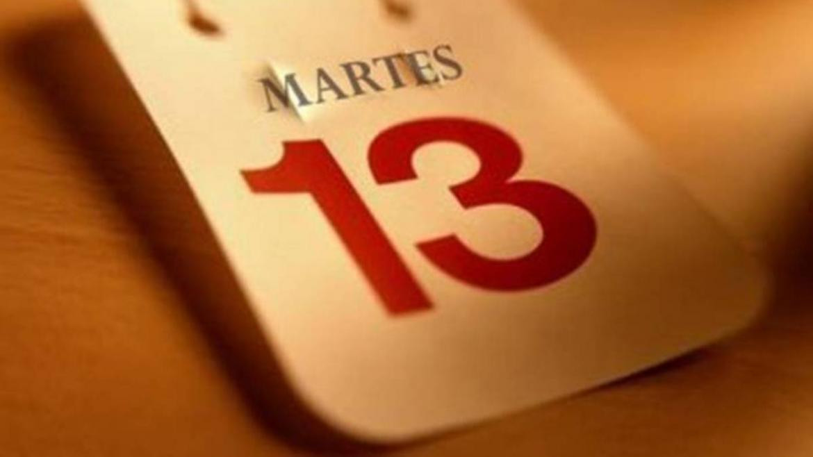 Calendario, martes 13