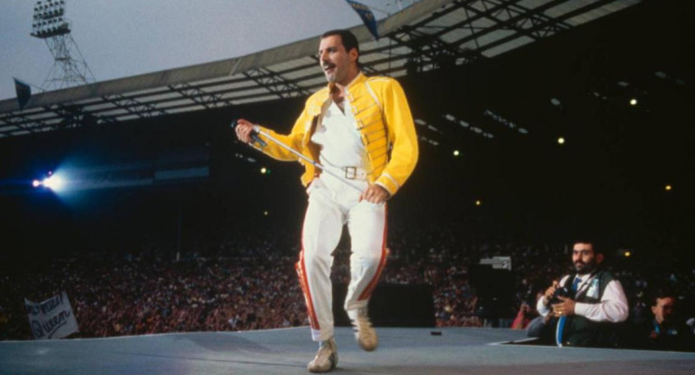 Freddie Mercury en el Live Aid