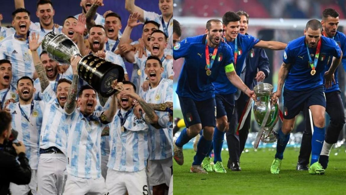 Argentina e Italia, campeones de Copa América y Eurocopa