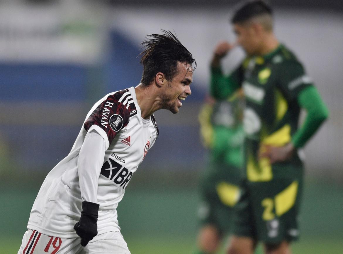 Flamengo de Brasil vs Defensa y Justicia, Copa Libertadores, Reuters.