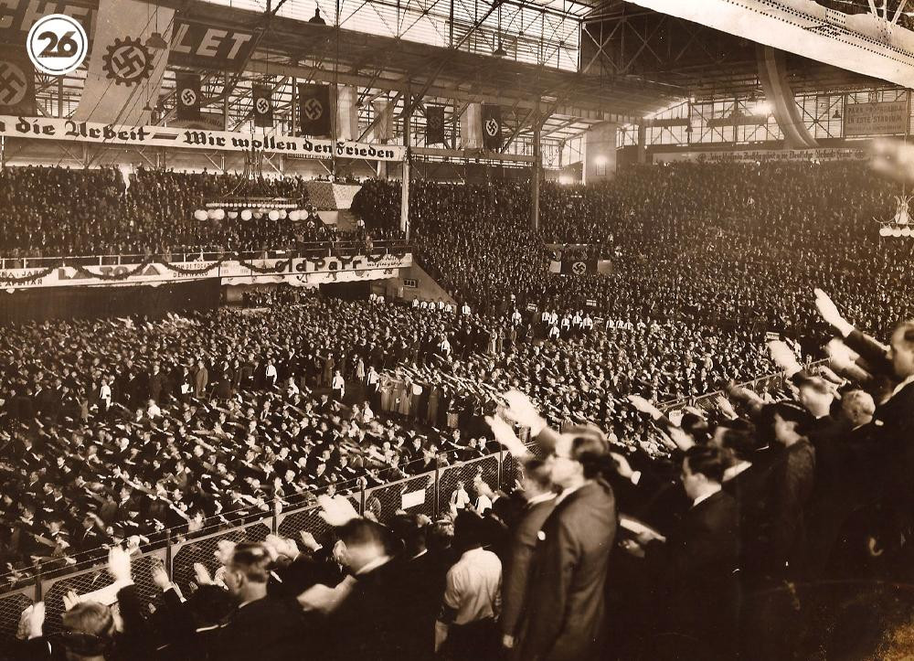 Los fantasmas del acto nazi en el Luna Park de Buenos Aires en 1938