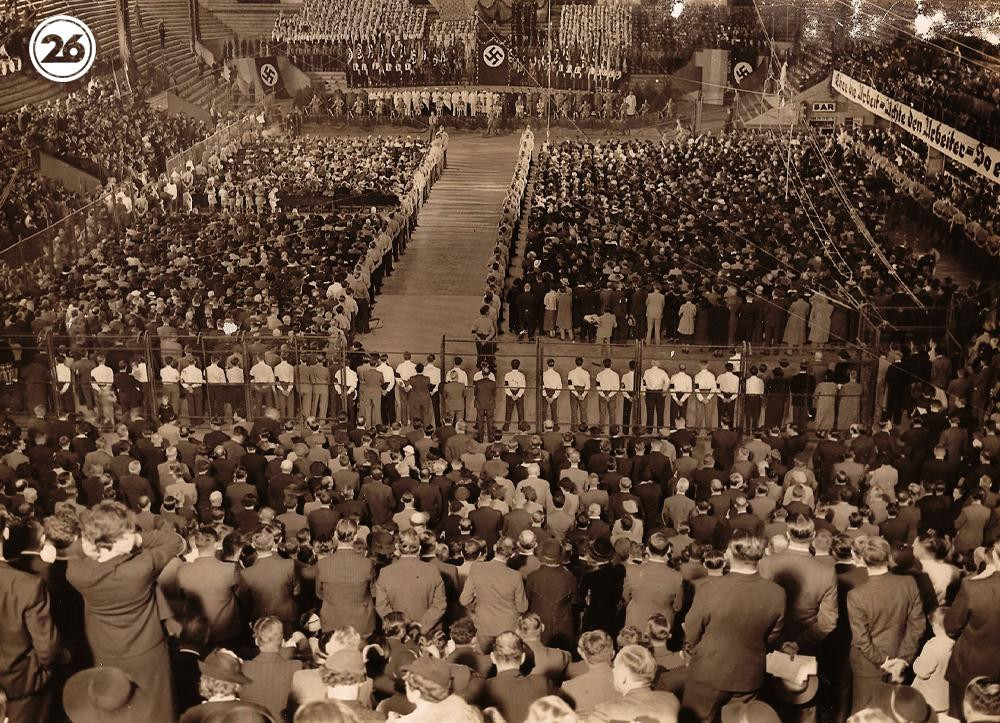 Los fantasmas del acto nazi en el Luna Park de Buenos Aires en 1938