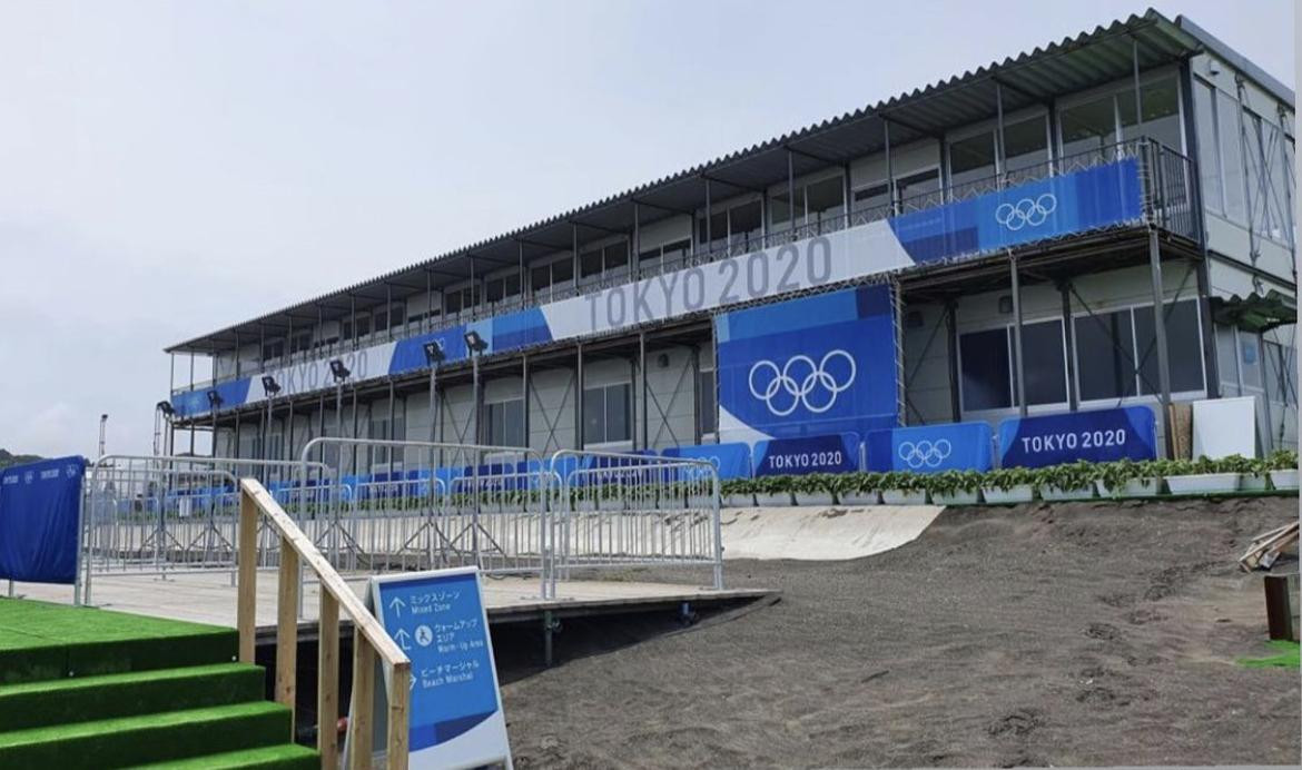 Area de Surf en los Juegos Olimpicos