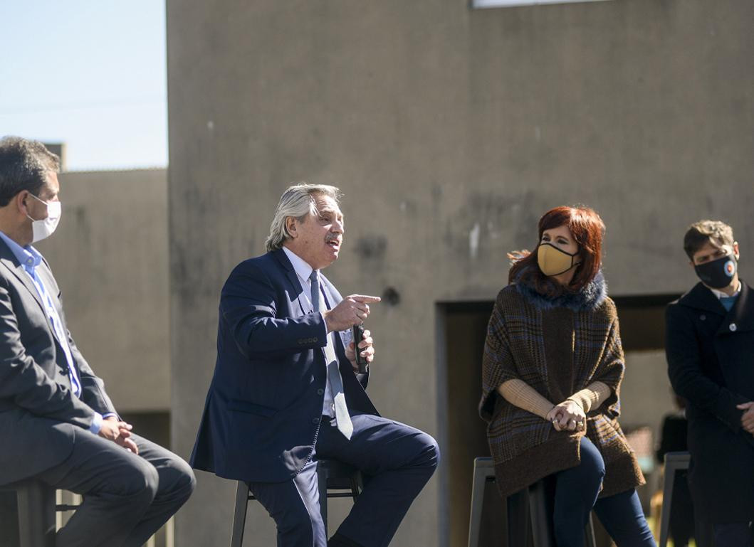 Gobierno, Alberto Fernández, Cristina Kirchner, Sergio Massa y Axel Kicillof, NA