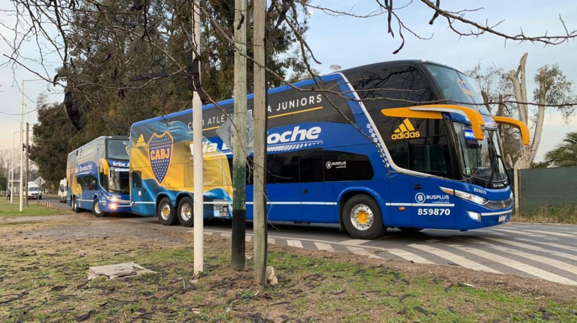 Llegada al país del plantel de Boca tras la eliminación de la Copa Libertadores