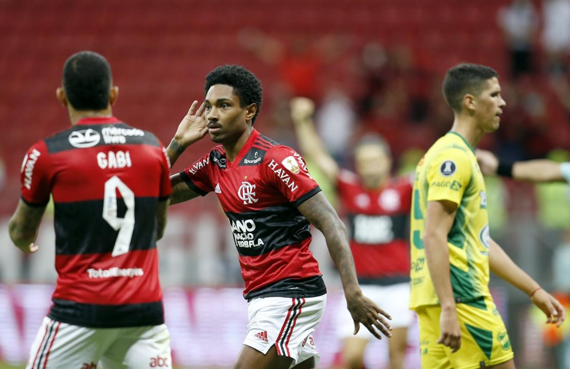 Flamengo de Brasil vs Defensa y Justicia, Copa Libertadores, Reuters.