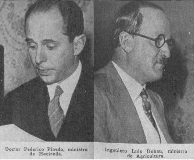 Federico Pineado y Luis Duhau