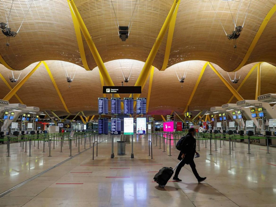 Aeropuerto de Madrid en España