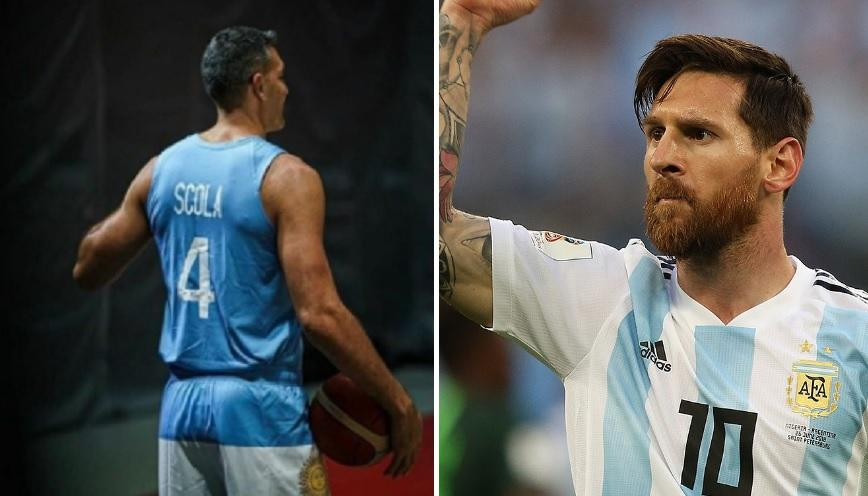 Messi y Scola