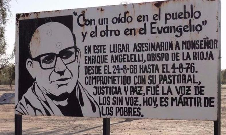 Lugar donde murió monseñor Enrique Angelelli