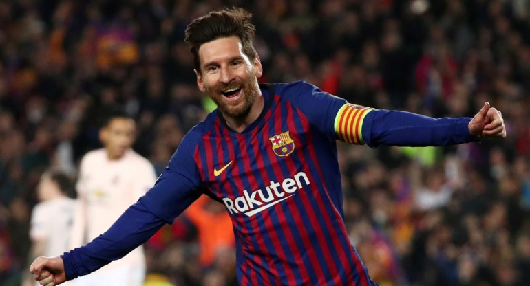 Gol de Messi en el Barcelona, AGENCIA REUTERS