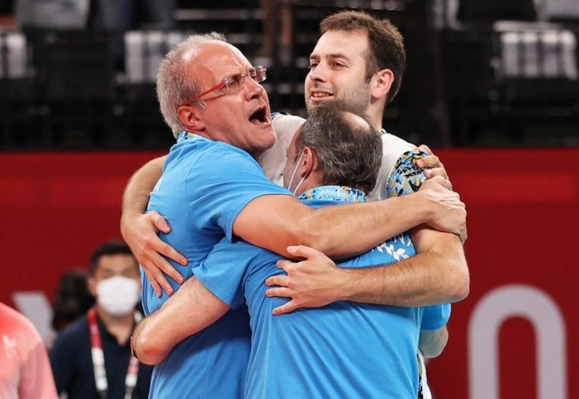 Marcelo Méndez, DT de la Selección de voleibol: 