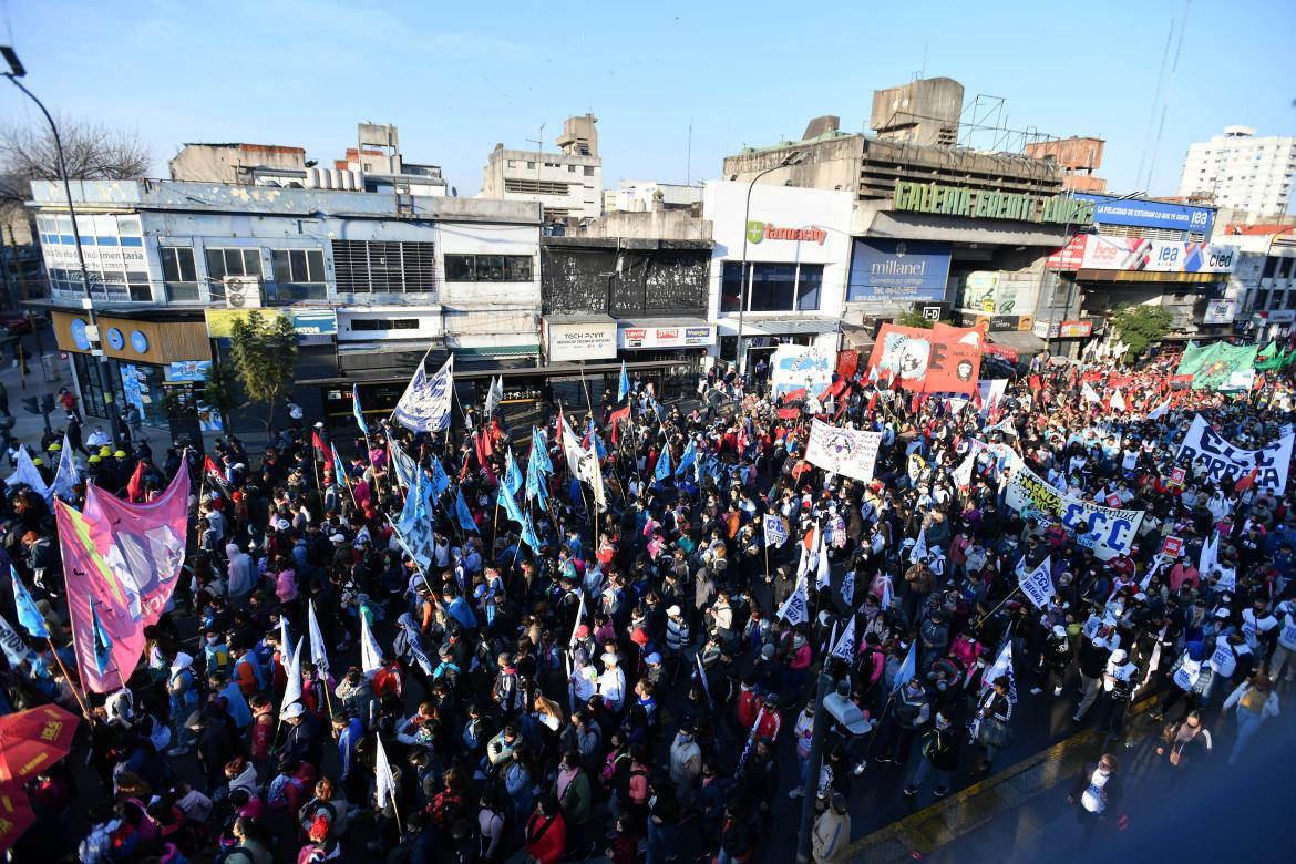 Marcha de organizaciones sociales por San Cayetano, AGENCIA NA