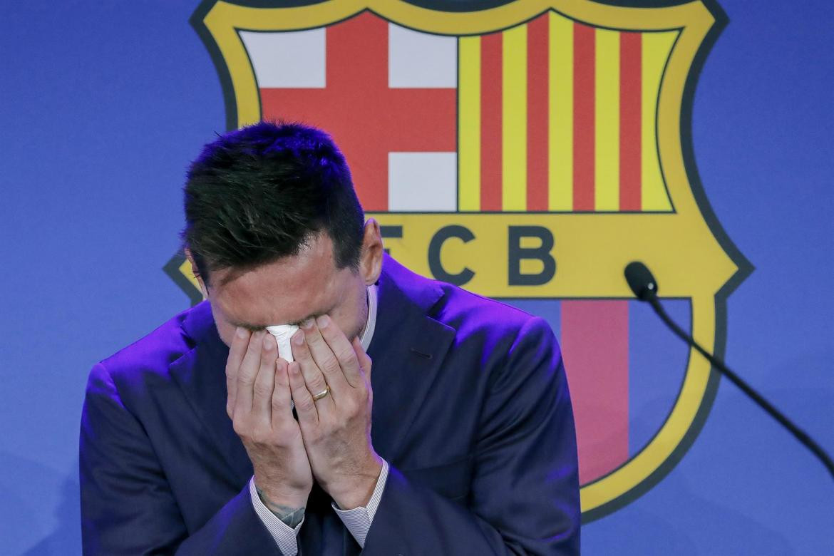 Lionel Messi se despidió del Barcelona, EFE