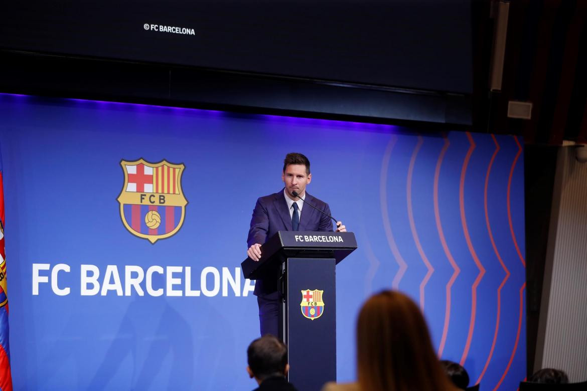 Lionel Messi se despidió del Barcelona, EFE	