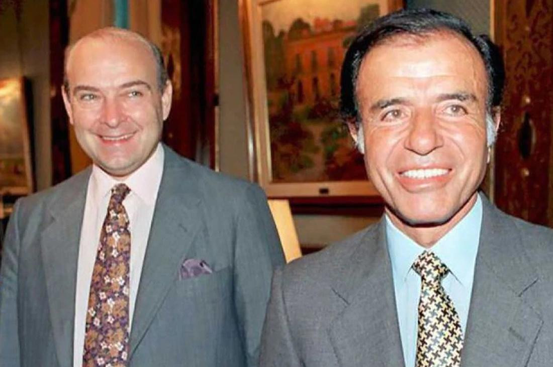 Domingo Cavallo y Carlos Menem