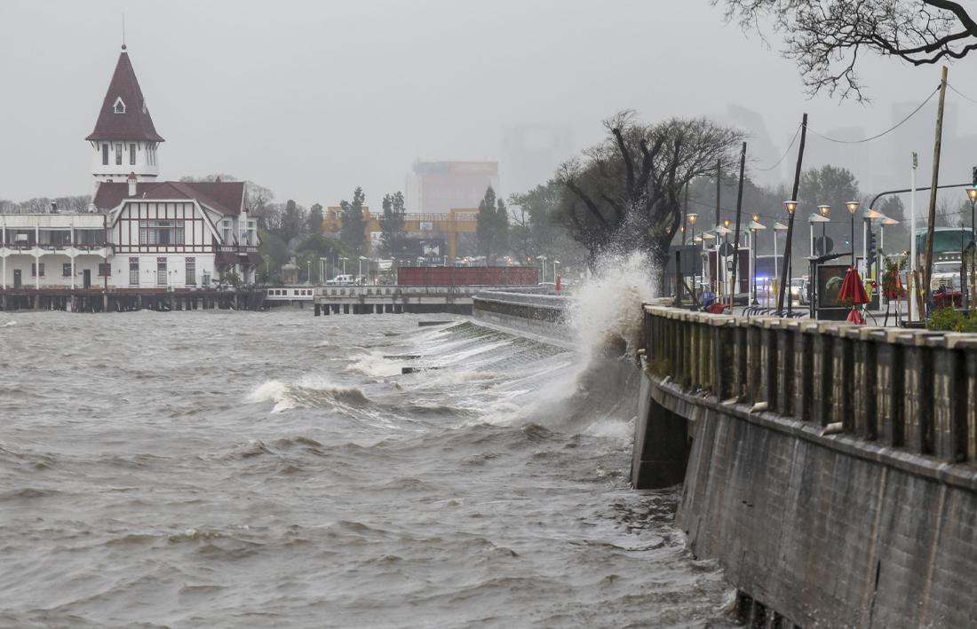 Sudestada, mal clima, alerta meteorológico, NA