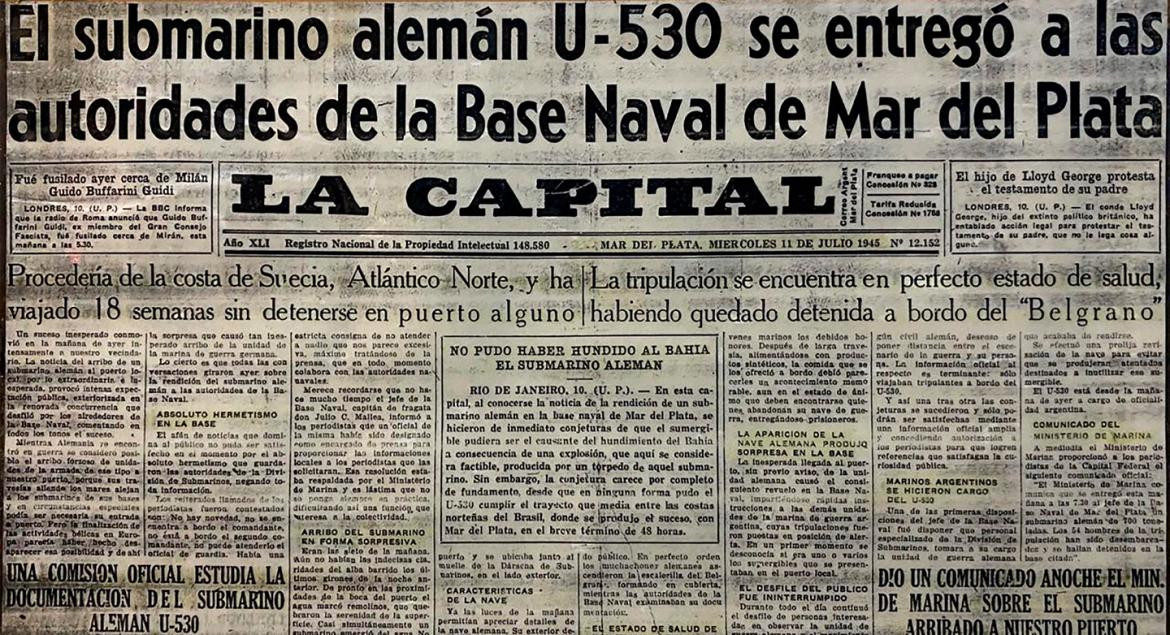 Submarino nazi U530 en Argentina