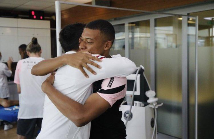 Mbappé y Lionel Messi, PSG