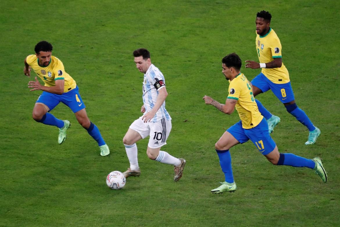 Argentina vs. Brasil en la Copa América, AGENCIA NA