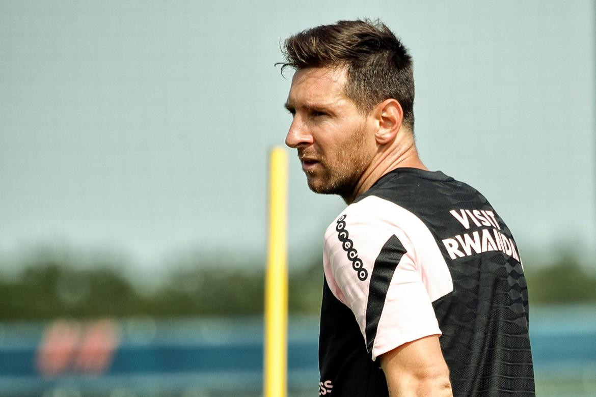 Lionel Messi, entrenamiento con el PSG, NA