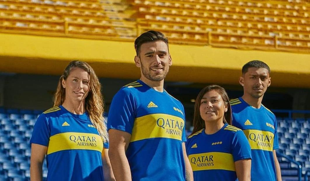 Boca Juniors, nueva camiseta, foto Twitter oficial