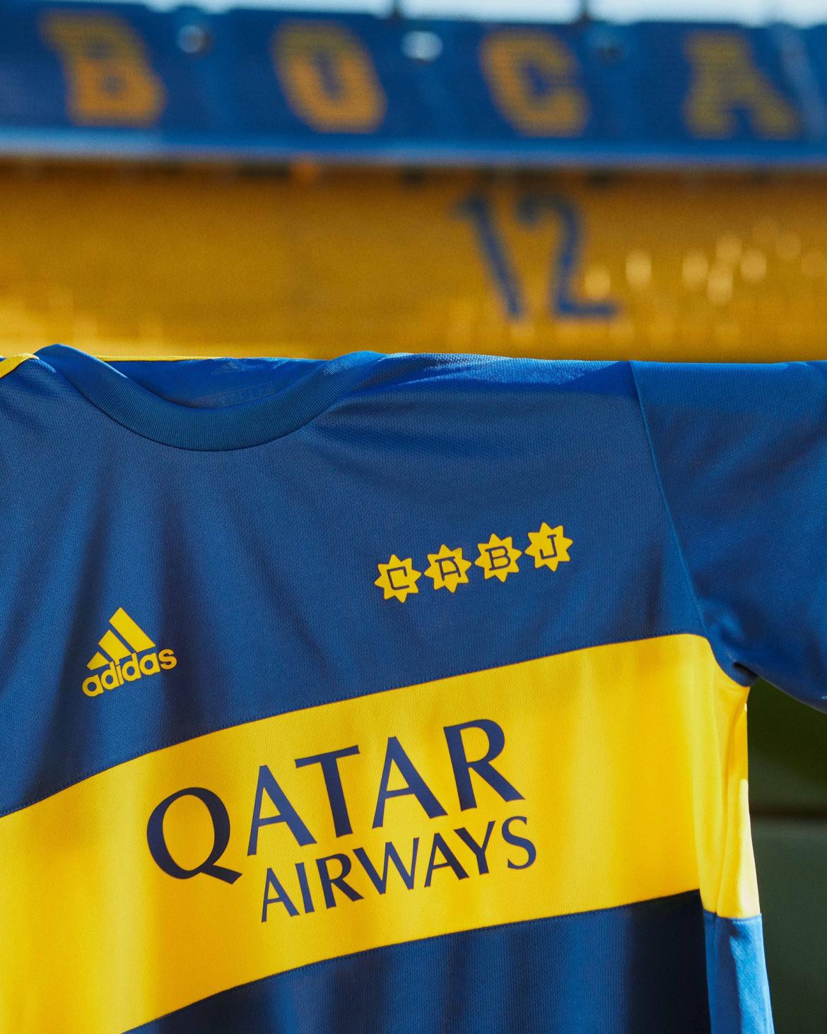 Boca Juniors, nueva camiseta, foto Twitter oficial