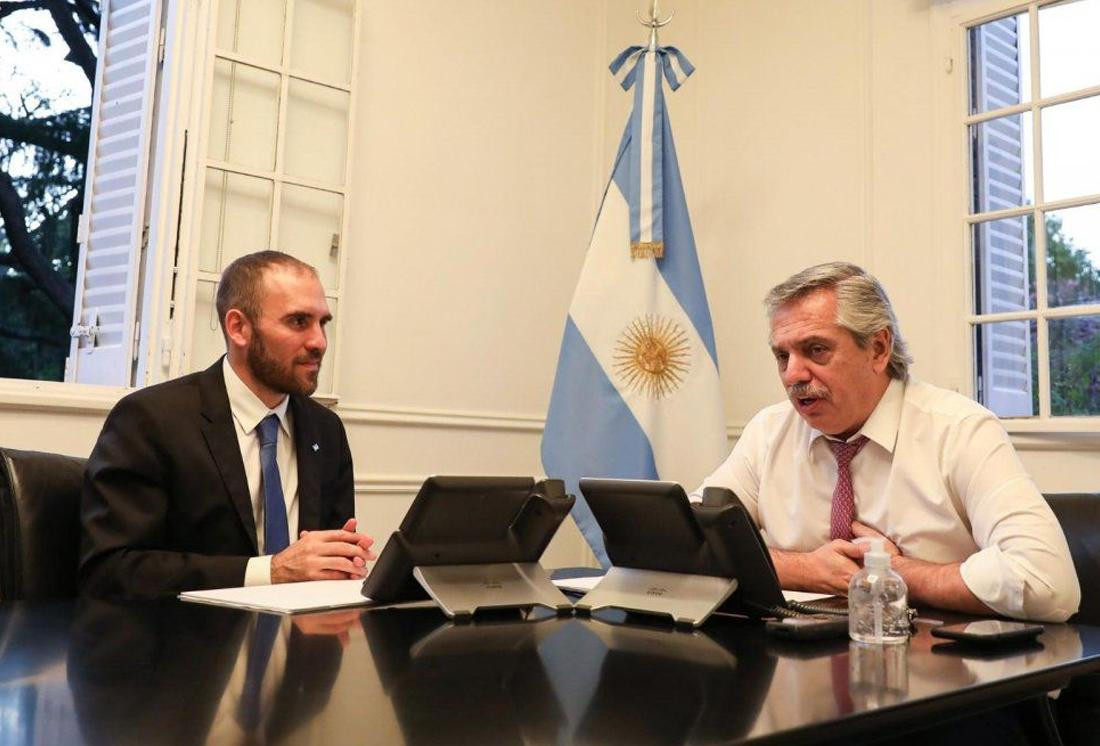 Martín Guzmán y Alberto Fernández, NA