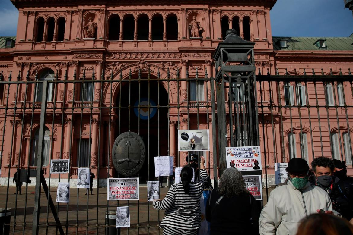 Marcha en memoria de fallecidos por coronavirus y en protesta por gestión del Gobierno de la pandemia, EFE	