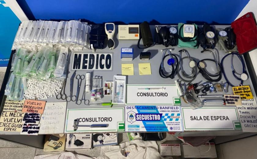 Médico trucho detenido en Almirante Brown, NA