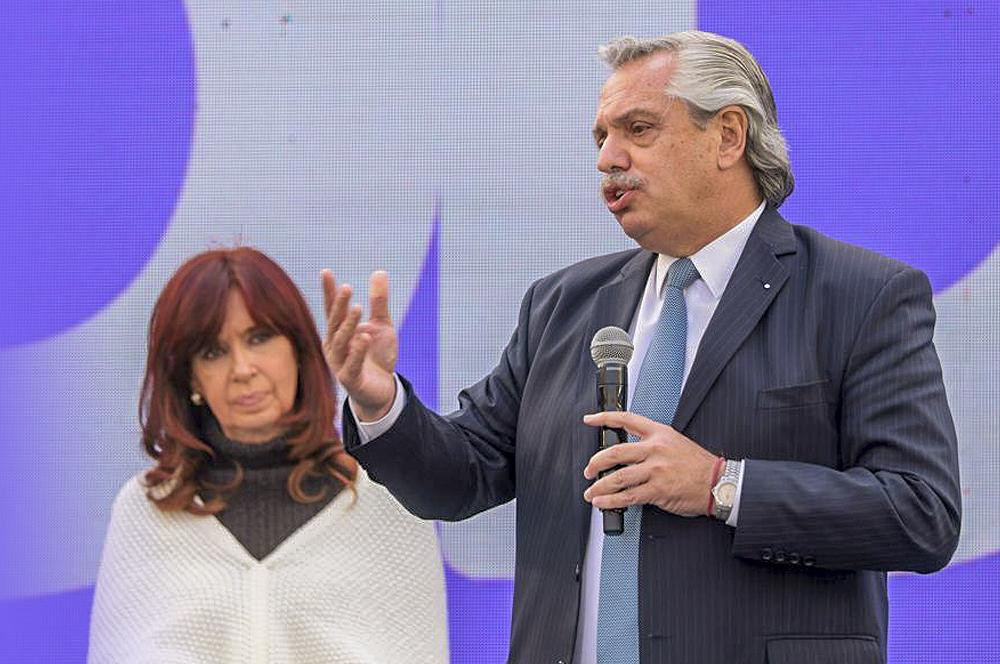 Cristina Fernández de Kirchner y Alberto Fernández, NA