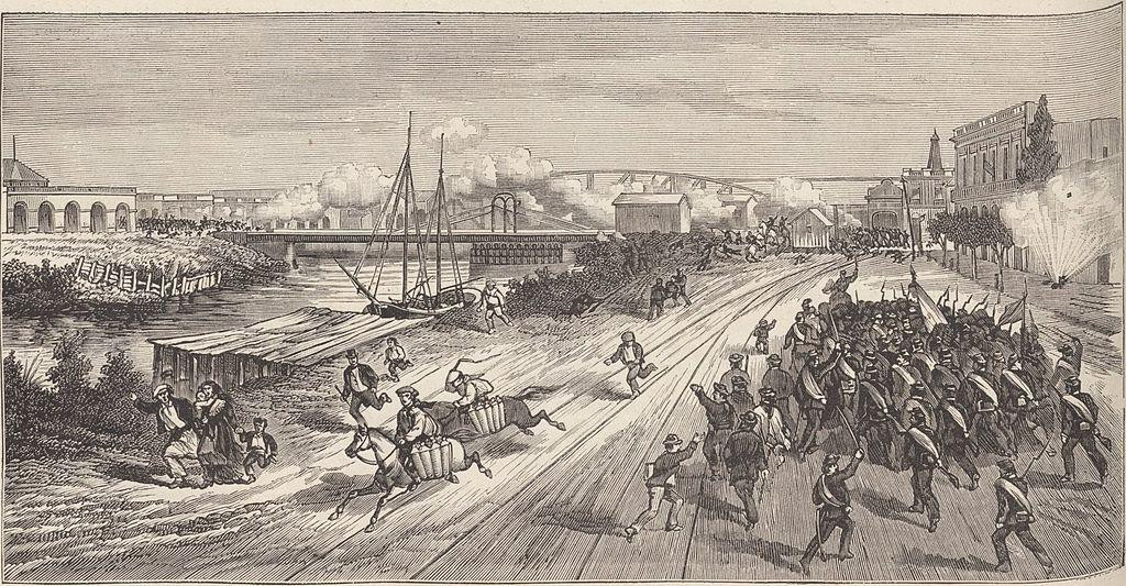 Batalla de Barracas en junio de 1880