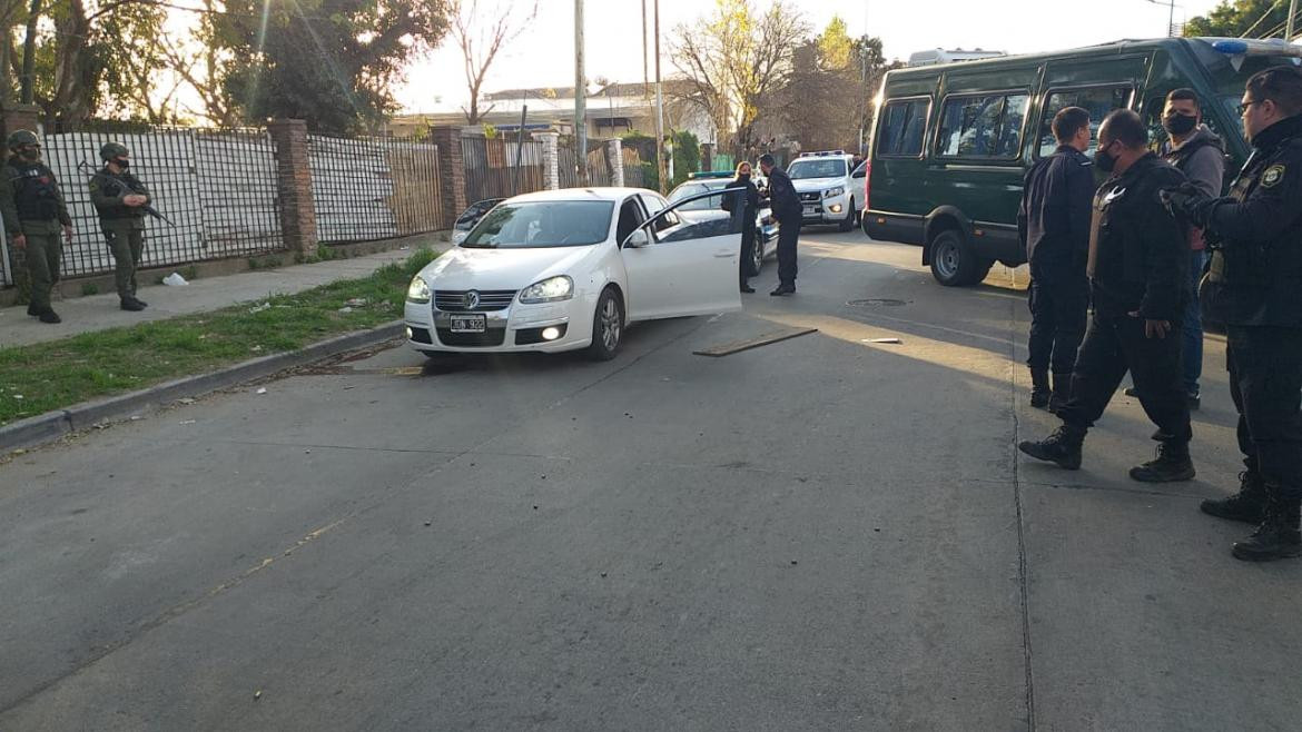 Tiroteo en El Palomar, foto NA