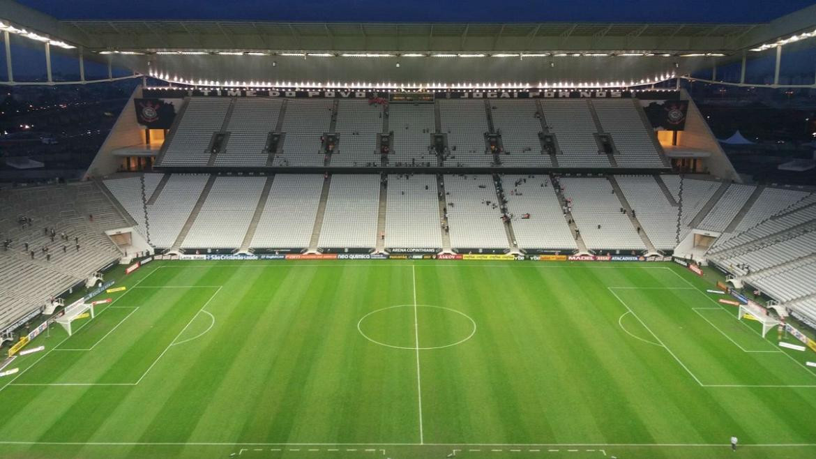 Estadio Arena Corinthians, Sao Paulo, Brasil.