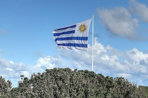 Uruguay, niño con bandera urugaya