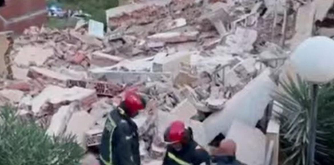 Derrumbe de un edificio en España